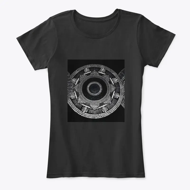 Mandala in black