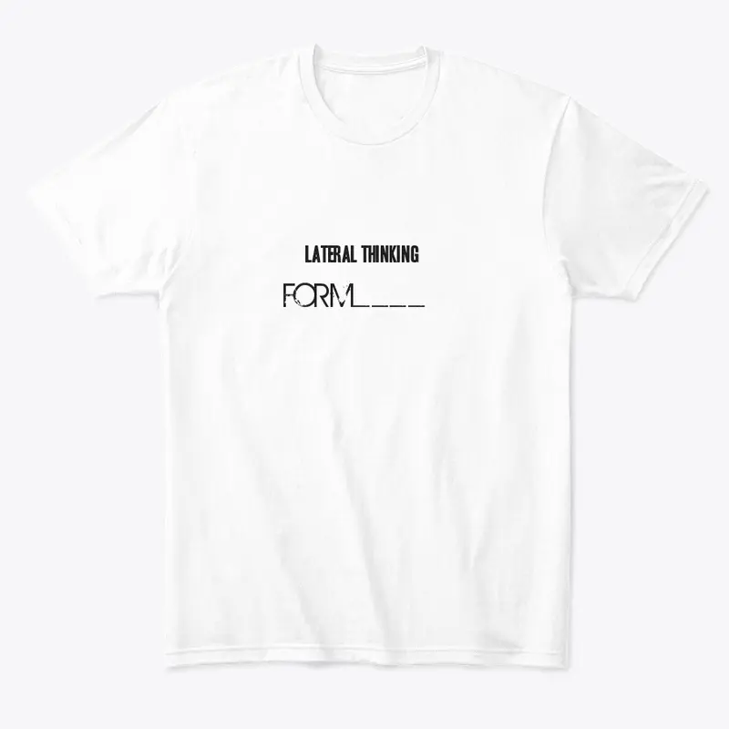 LATERAL THINKER brain teaser tee